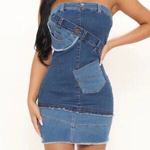 Fashion Nova Denim Dress